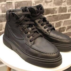 Salvatore Ferragamo boots like new. Only worn 3 times. Black size 10 US men’s